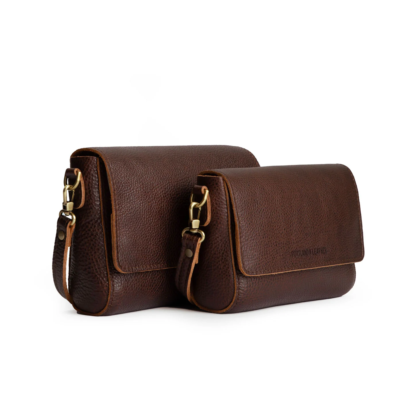 Classy Leather Bags Leather Crossbody Bag – Brown